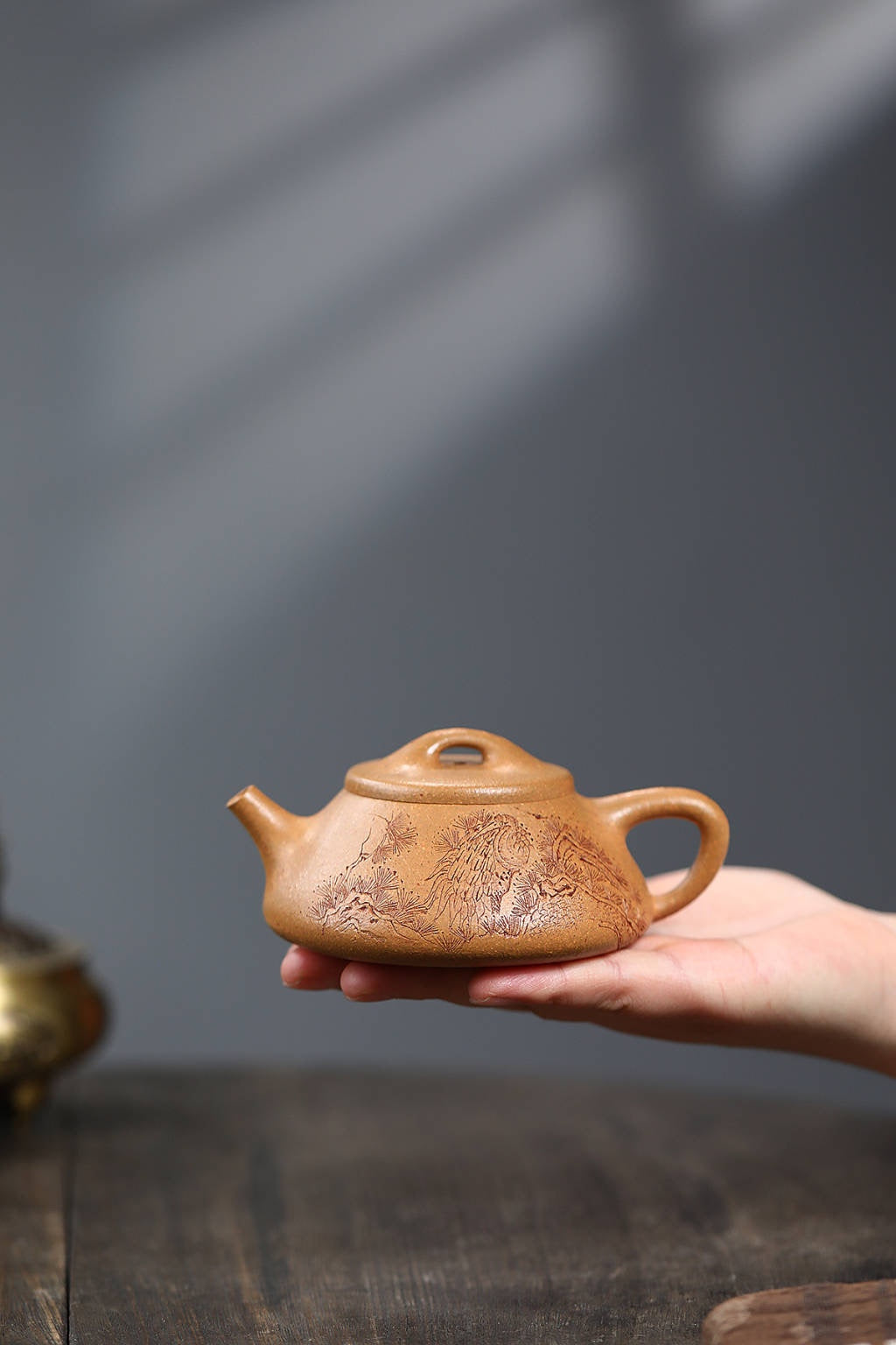 【纳瓢】 原矿段泥 容量160cc 9孔出水