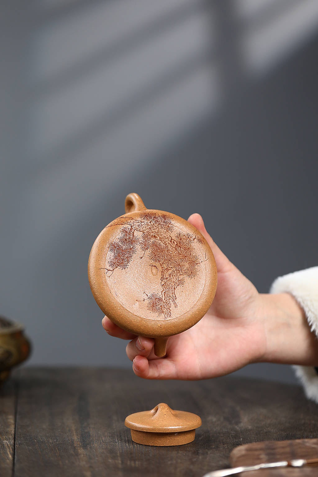 【纳瓢】 原矿段泥 容量160cc 9孔出水