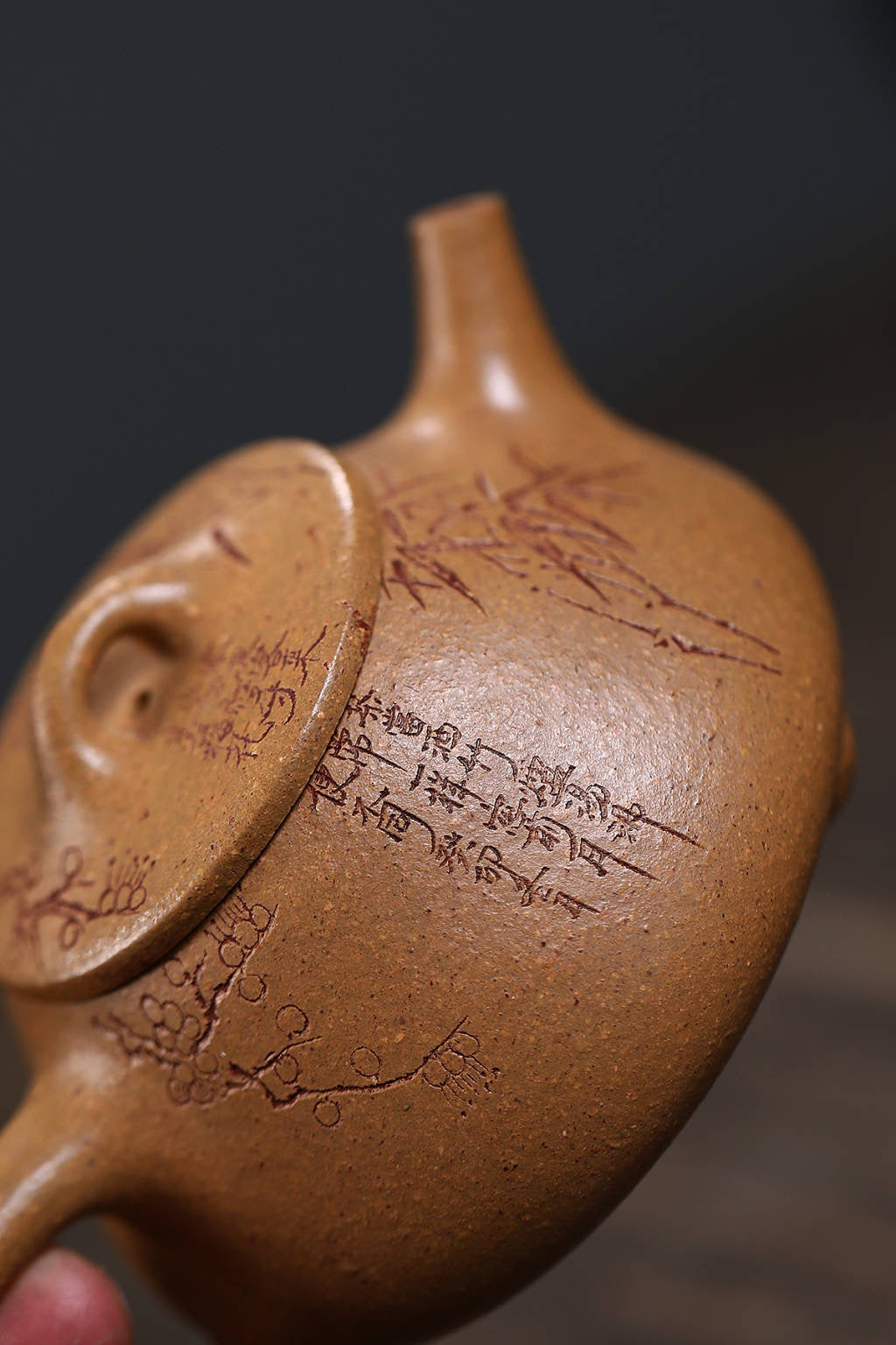 【平盖石瓢】 原矿段泥 容量180cc 14孔出水