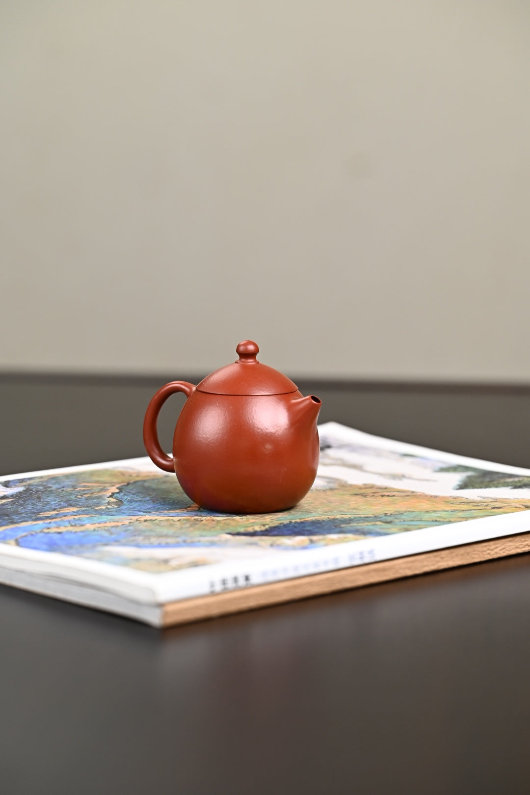 『龙蛋』 极品皱皮朱泥·容量80cc·9孔出水·王老师