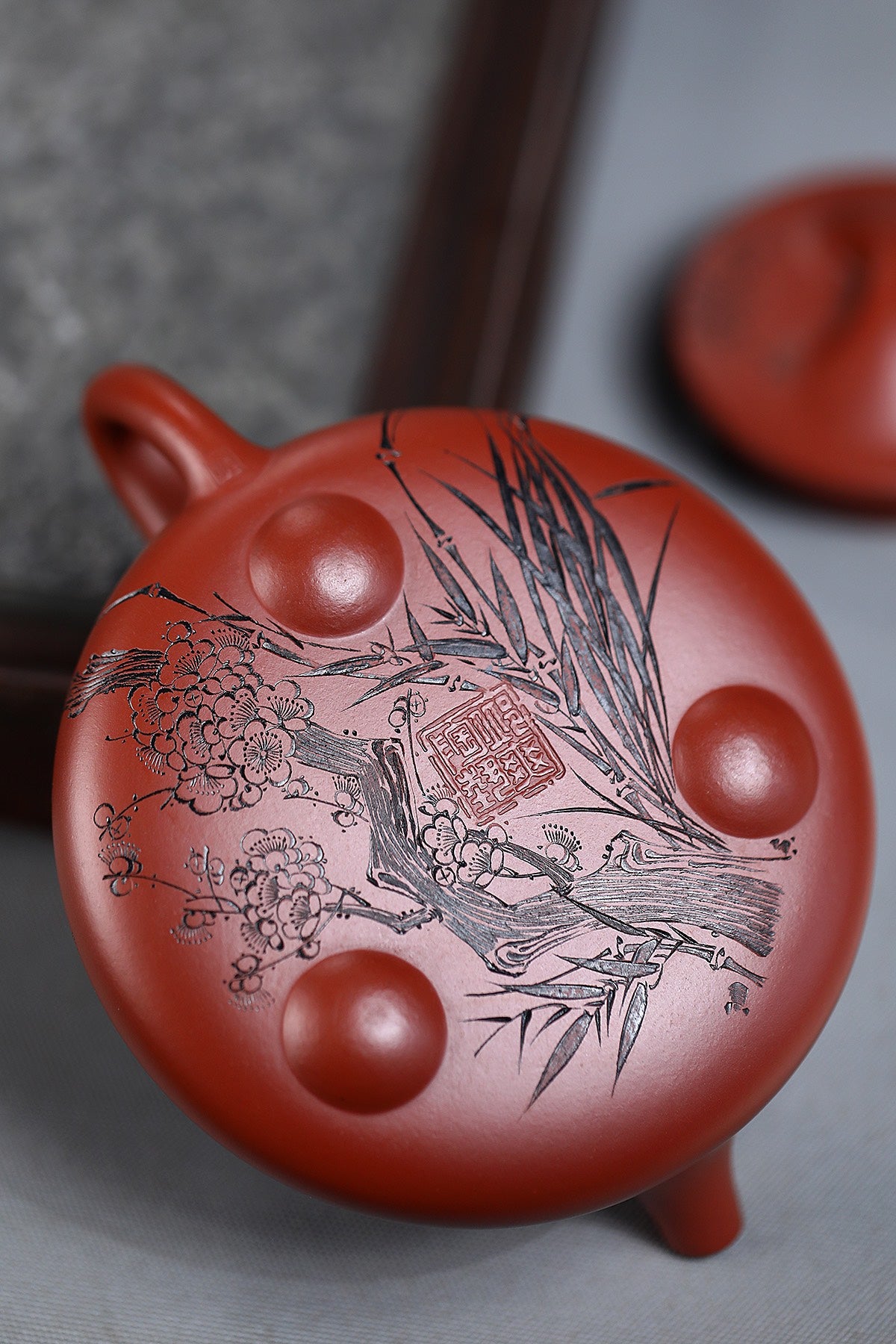 江苏省级大师·邱爽道洪款【景舟石瓢】极具收藏价值重器