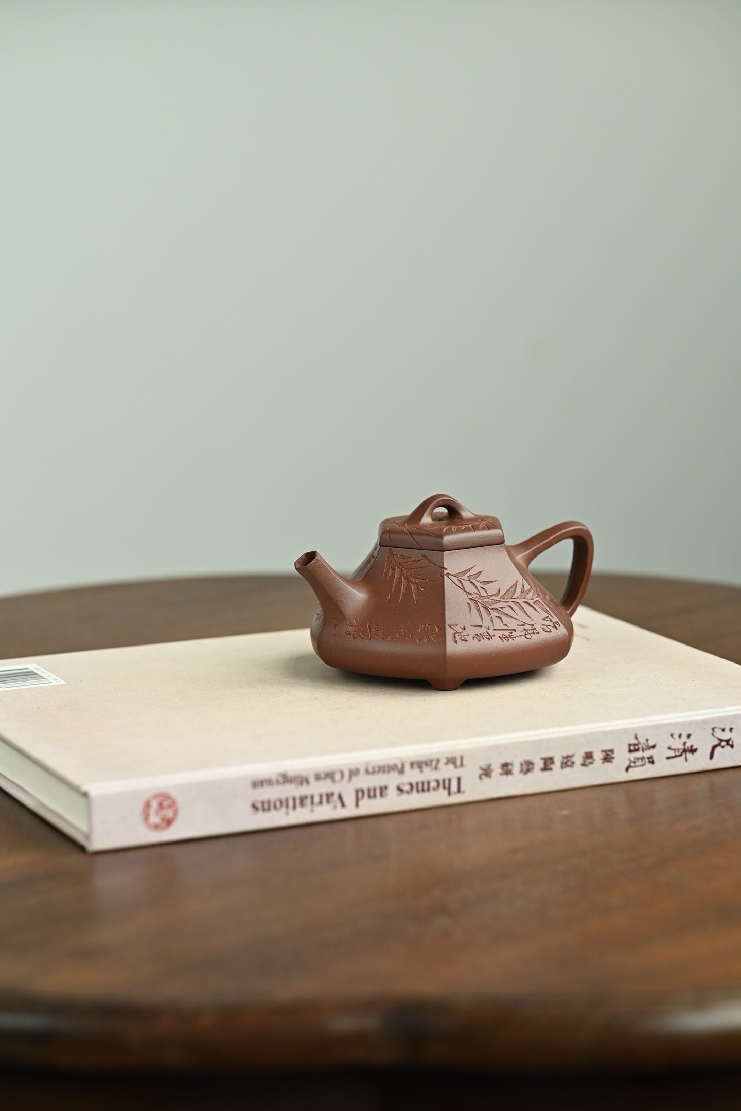 锦瓢·全手工 黄松徒弟刻绘 容量210cc 原矿底槽清