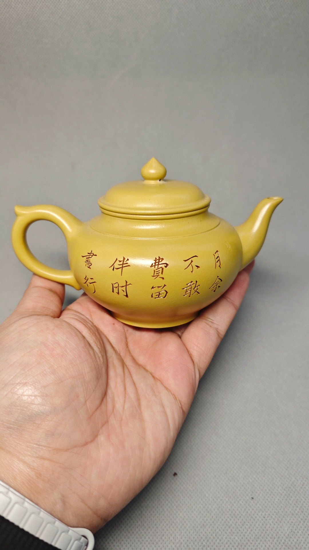 【笑樱】 汤莉（国家级工艺美术师） 原矿黄金朱泥 容量240cc 孔数19孔