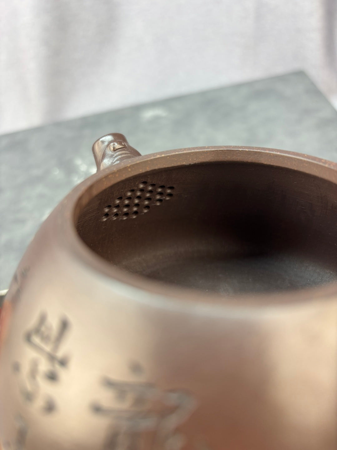 原矿极品老紫泥·380cc紫砂艺术领军人物·程辉大师《龙隐石瓢》收藏级重器