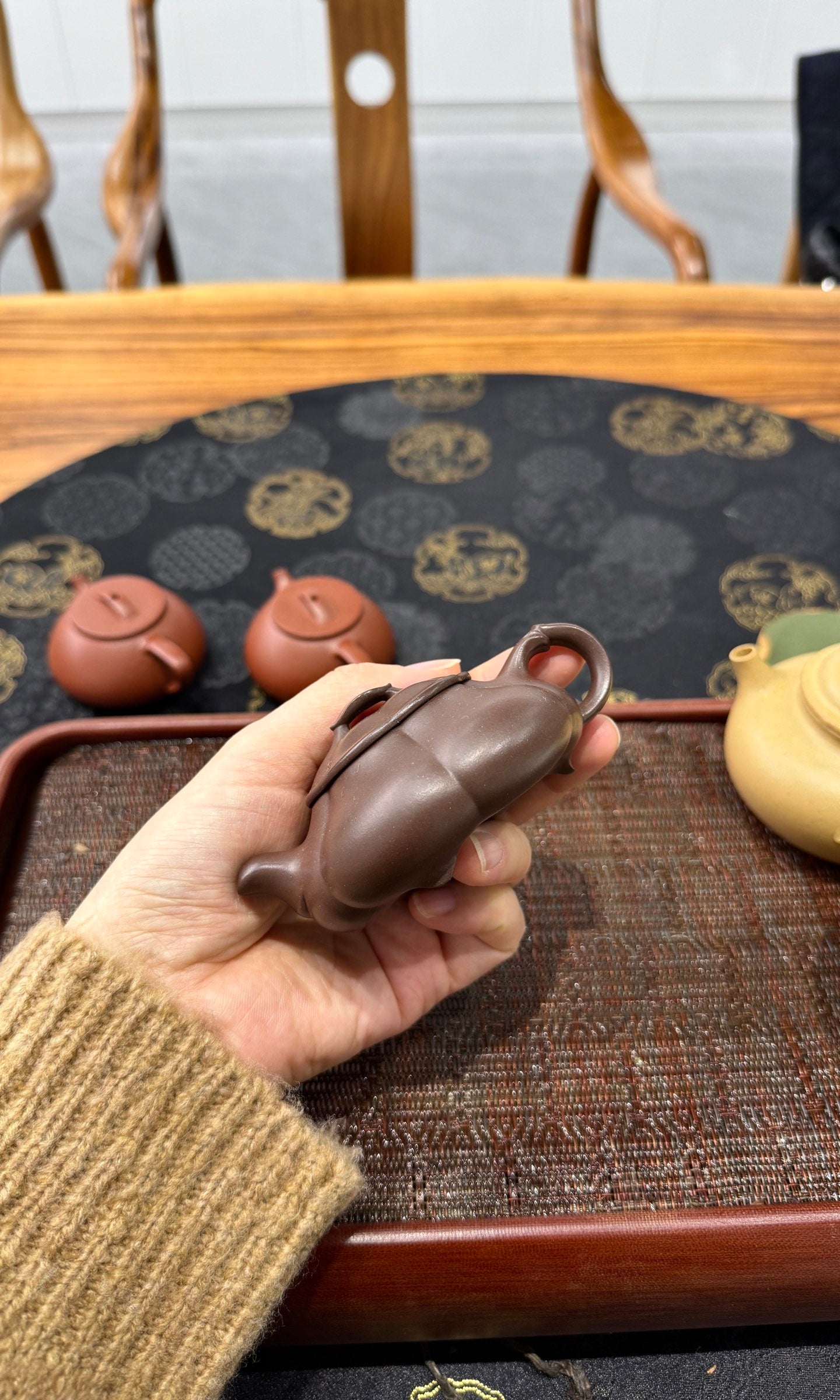 筋纹·简瓢·筋纹精品·95cc 极品老紫泥料 慕古润泽慕古经典 线条挺立