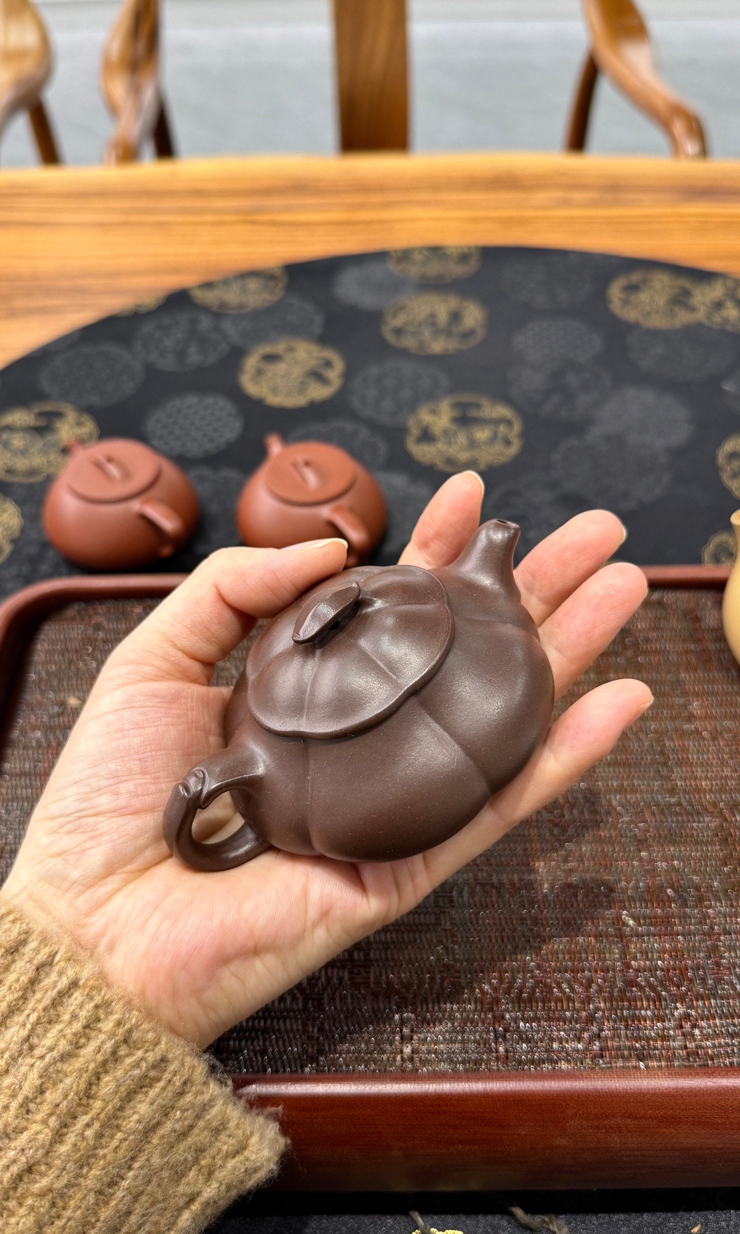 筋纹·简瓢·筋纹精品·95cc 极品老紫泥料 慕古润泽慕古经典 线条挺立