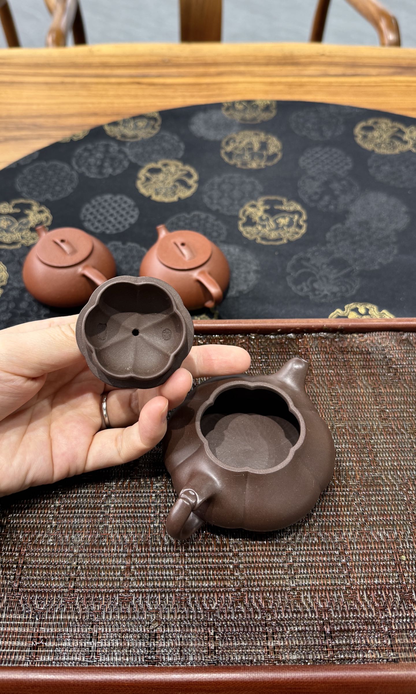 筋纹·简瓢·筋纹精品·95cc 极品老紫泥料 慕古润泽慕古经典 线条挺立