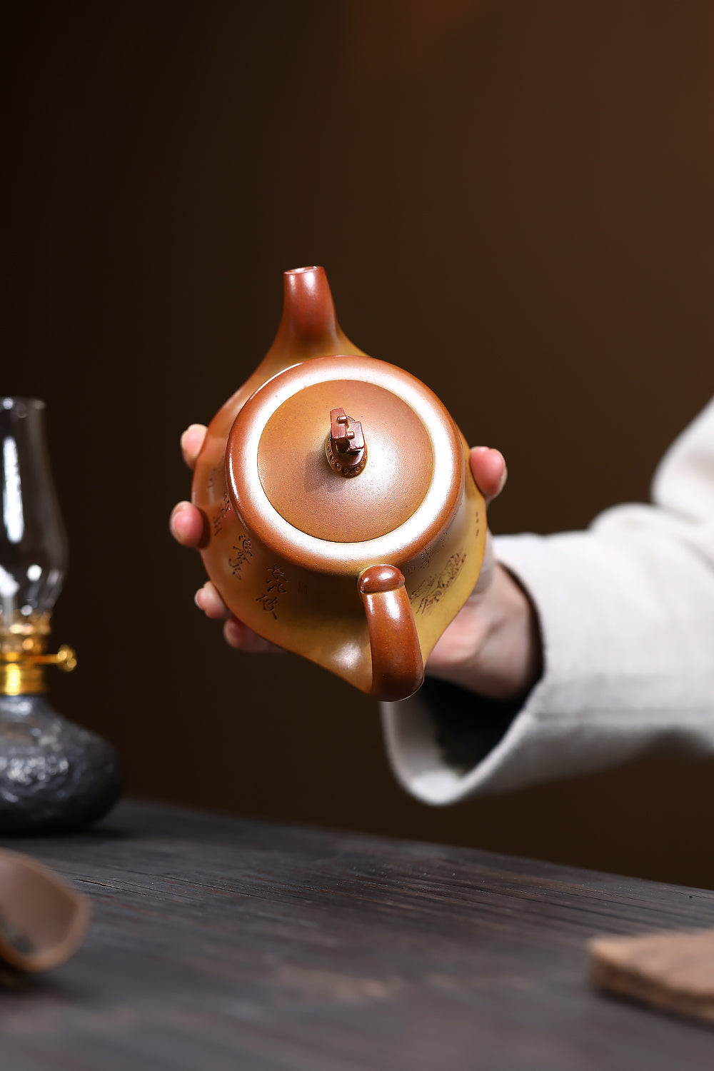 【一帆风顺】 方开明 国家级工艺美术师 泥料段泥柴烧 容量340cc