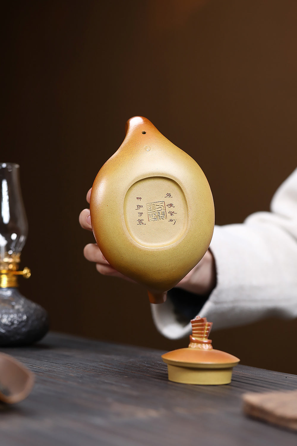 【一帆风顺】 方开明 国家级工艺美术师 泥料段泥柴烧 容量340cc