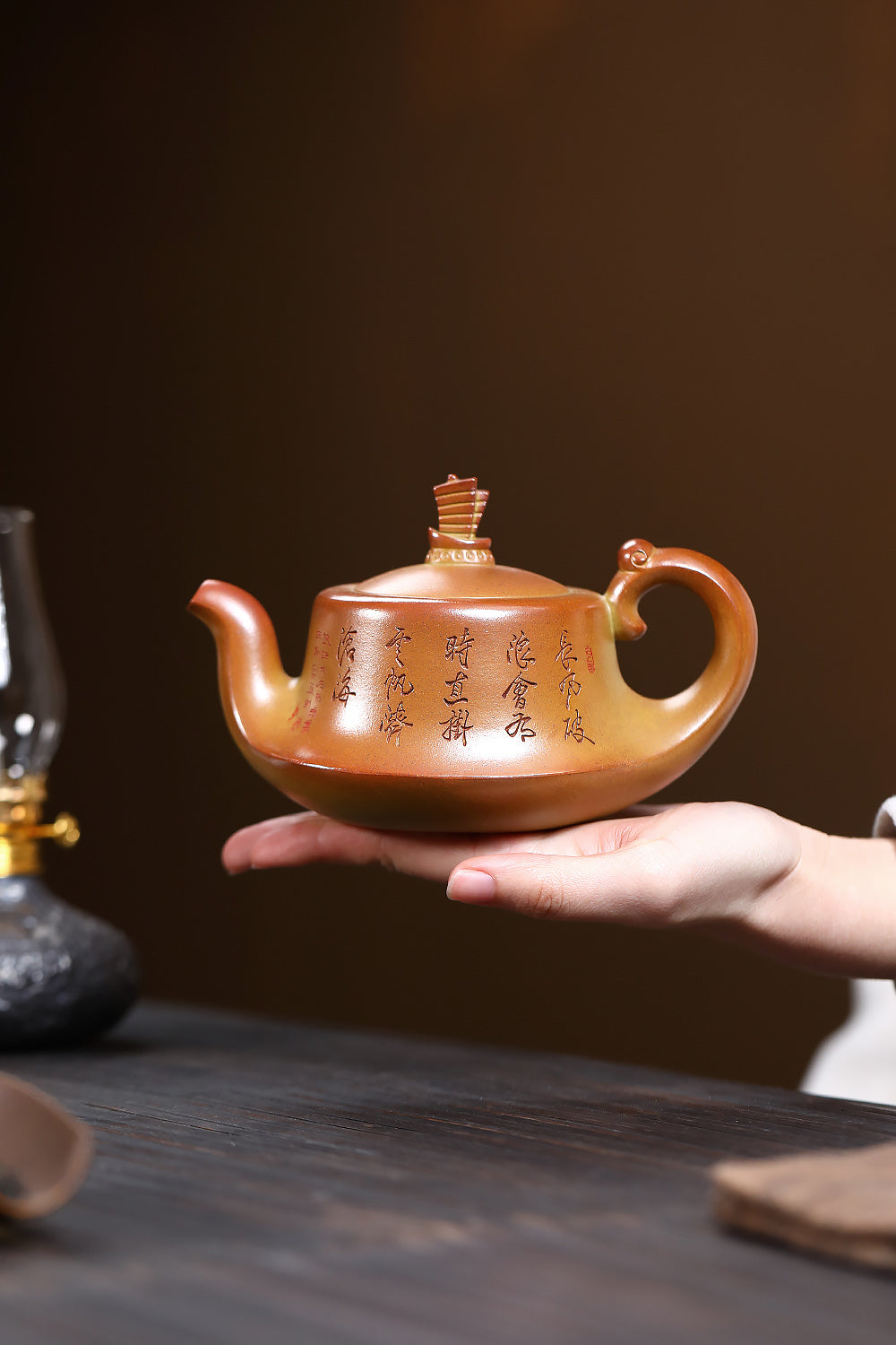 【一帆风顺】 方开明 国家级工艺美术师 泥料段泥柴烧 容量340cc