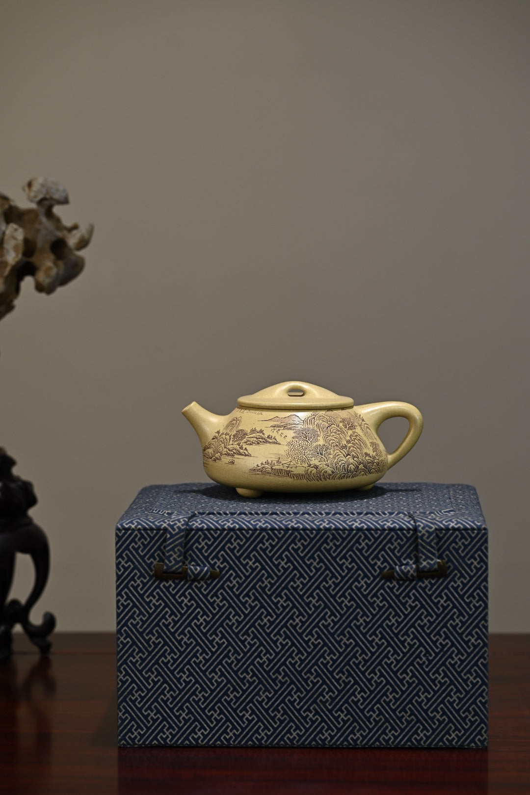 满瓢·全手工 正高工许学芳作品 容量360cc 一厂本绿