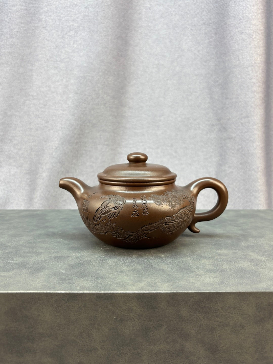 紫砂艺术领军人物·程辉大师《仿古》收藏级重器 原矿极品底槽清·380cc