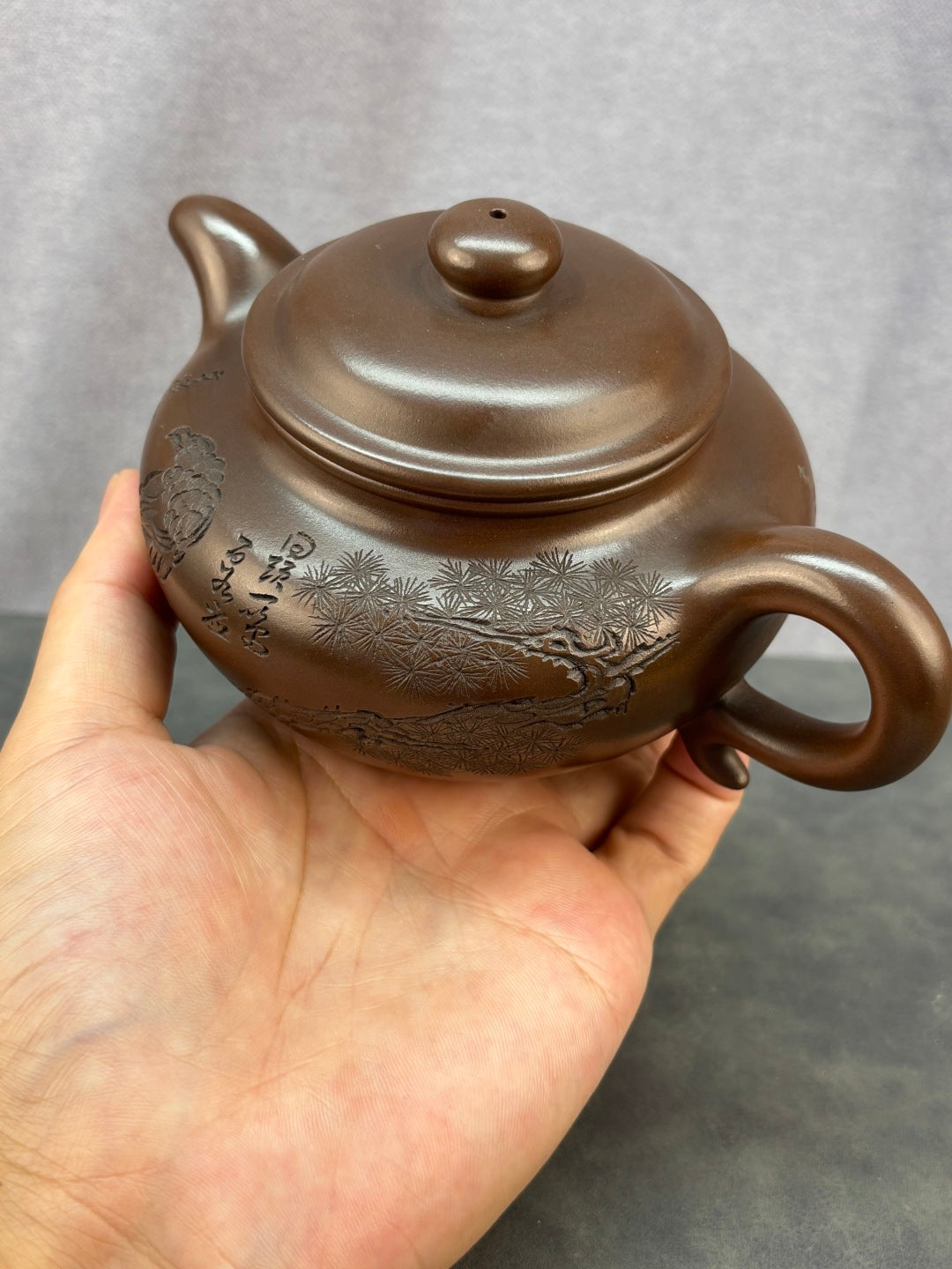 紫砂艺术领军人物·程辉大师《仿古》收藏级重器 原矿极品底槽清·380cc