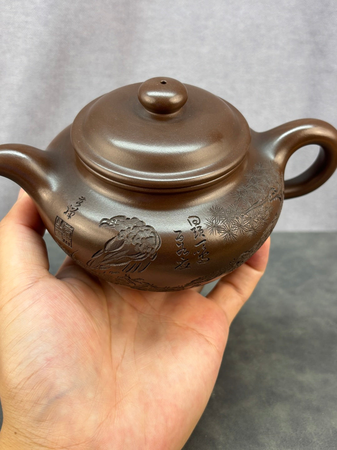 紫砂艺术领军人物·程辉大师《仿古》收藏级重器 原矿极品底槽清·380cc