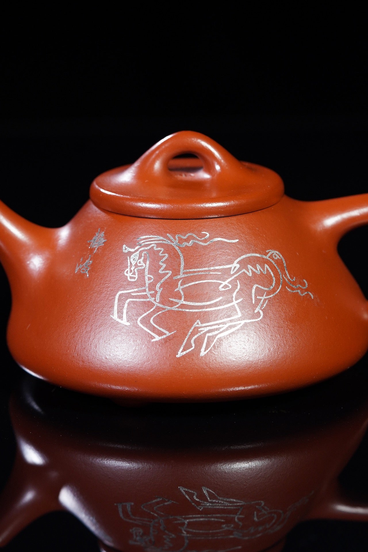 戴静波 正高级工艺美术师【壶名】石瓢【泥料】极品龙山朱砂 【容量】270cc