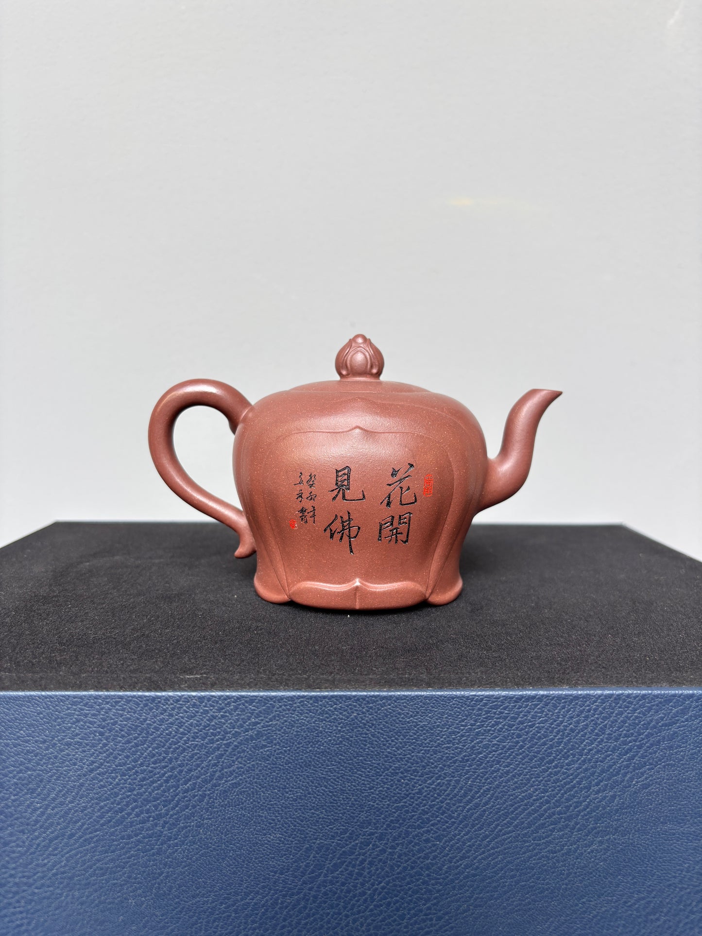 高工范老师《花开见佛》收藏重器 原矿深井底槽青·400cc 高级工艺美术师·范老师·制