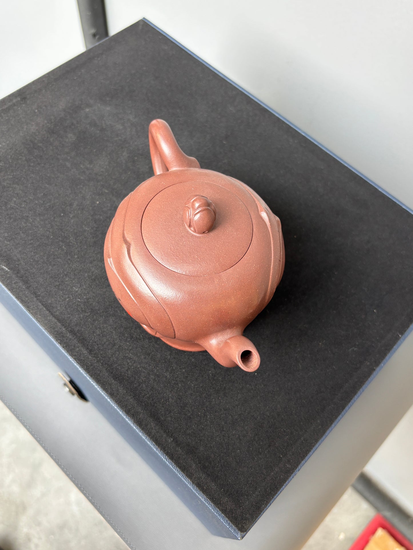 高工范老师《花开见佛》收藏重器 原矿深井底槽青·400cc 高级工艺美术师·范老师·制