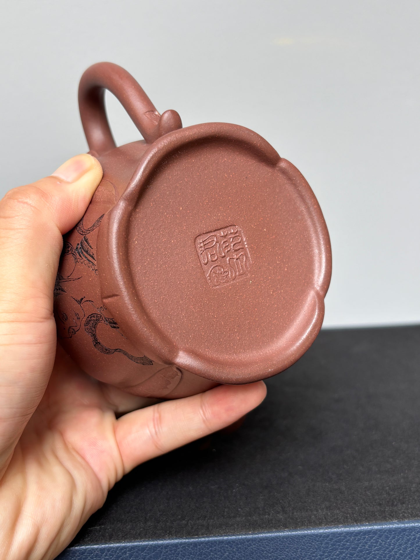 高工范老师《花开见佛》收藏重器 原矿深井底槽青·400cc 高级工艺美术师·范老师·制