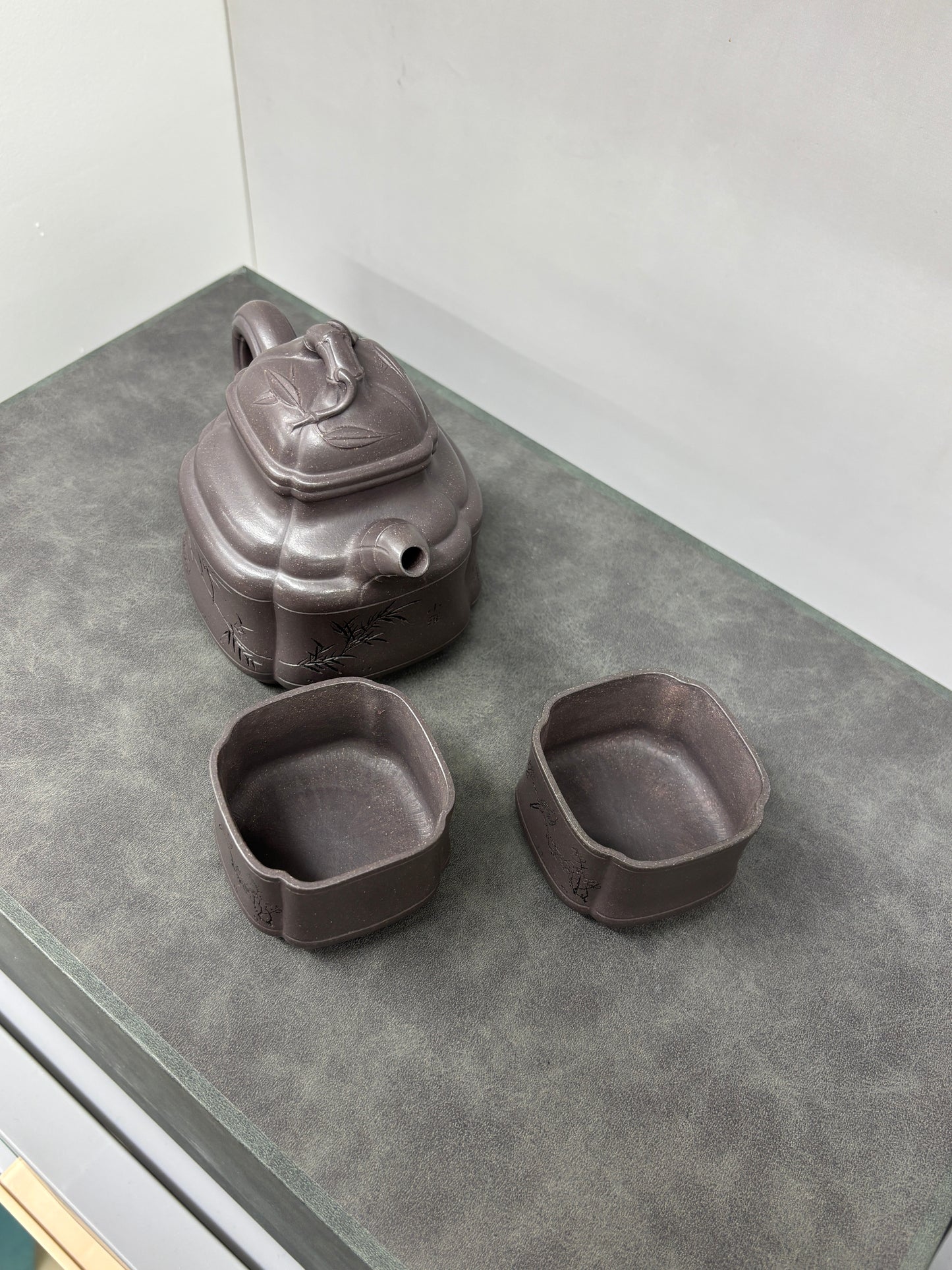 收藏重器·中国工艺美术大师·李昌鸿【四方竹鼎套组】送礼收藏最佳选择