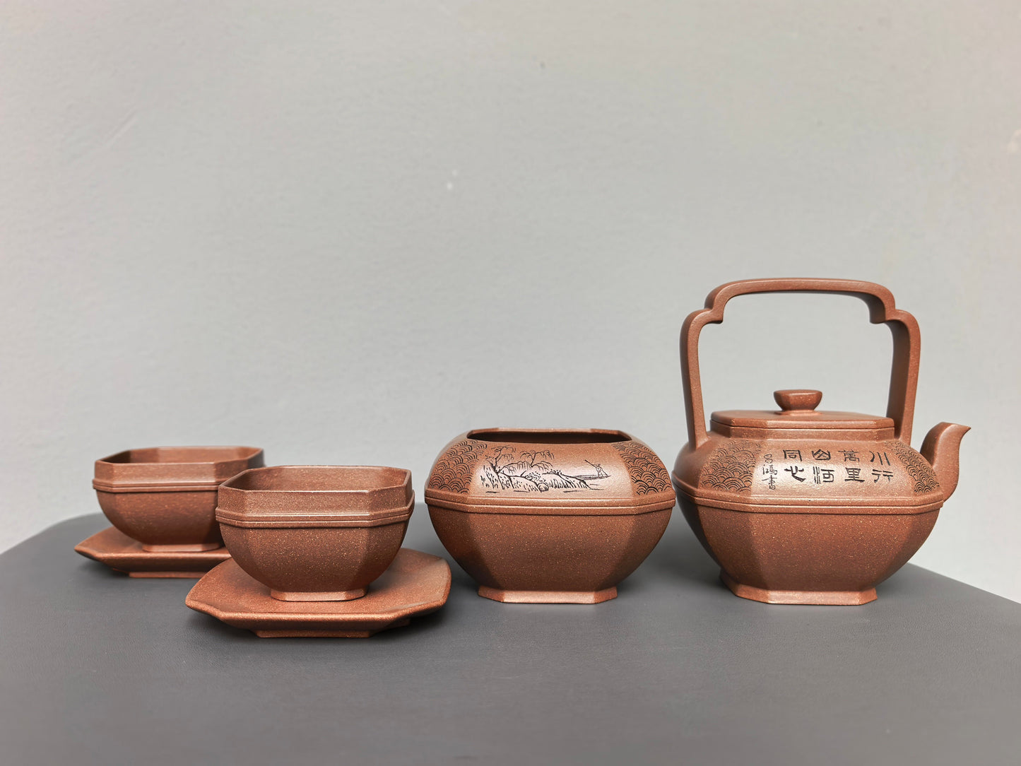 中国工艺美术大师·李昌鸿原创【静心提梁套组】送礼收藏最佳选择