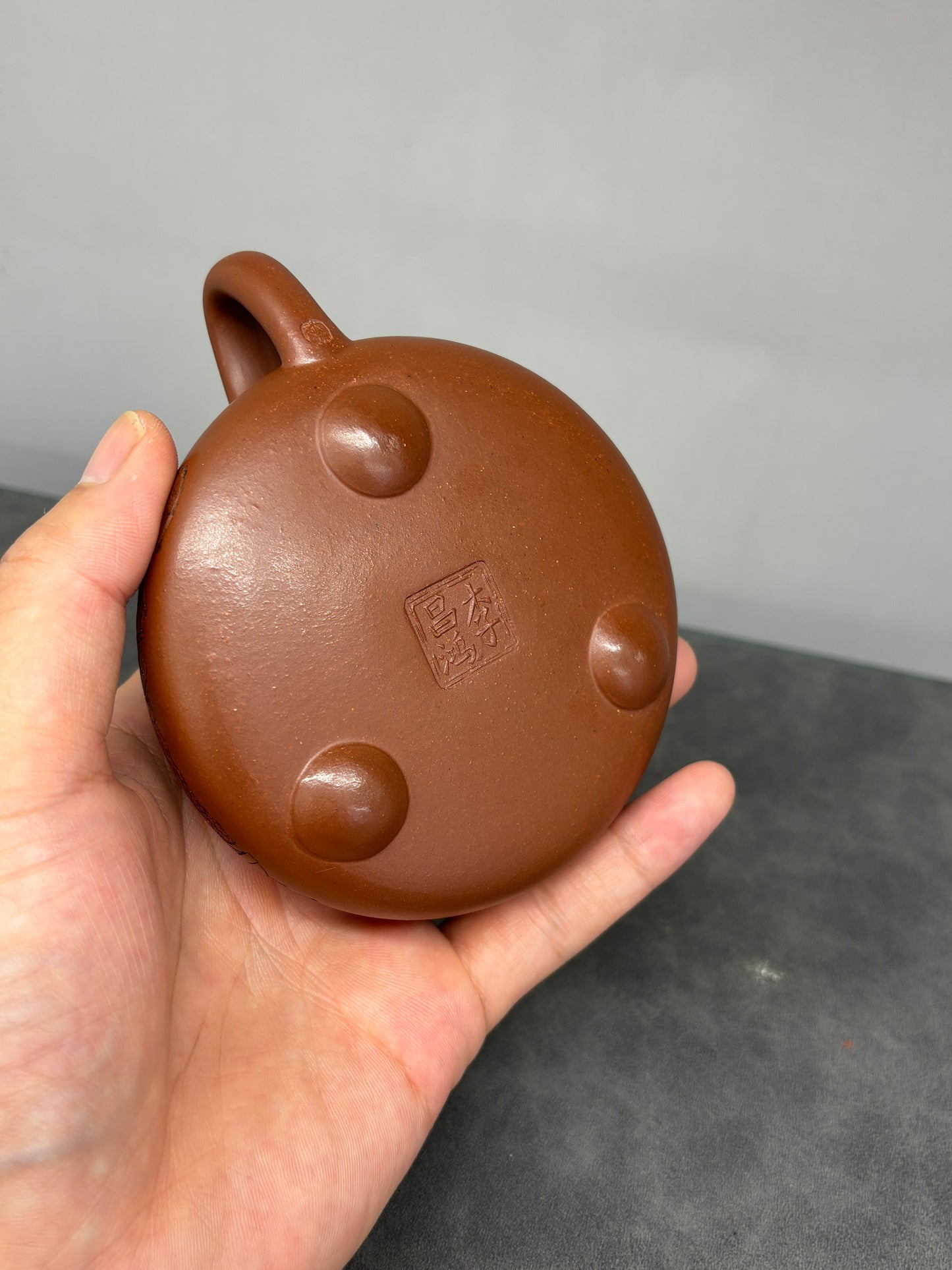 中国工艺美术大师 李昌鸿【李氏满瓢】送礼收藏重器家藏原矿陈腐清水泥 180cc