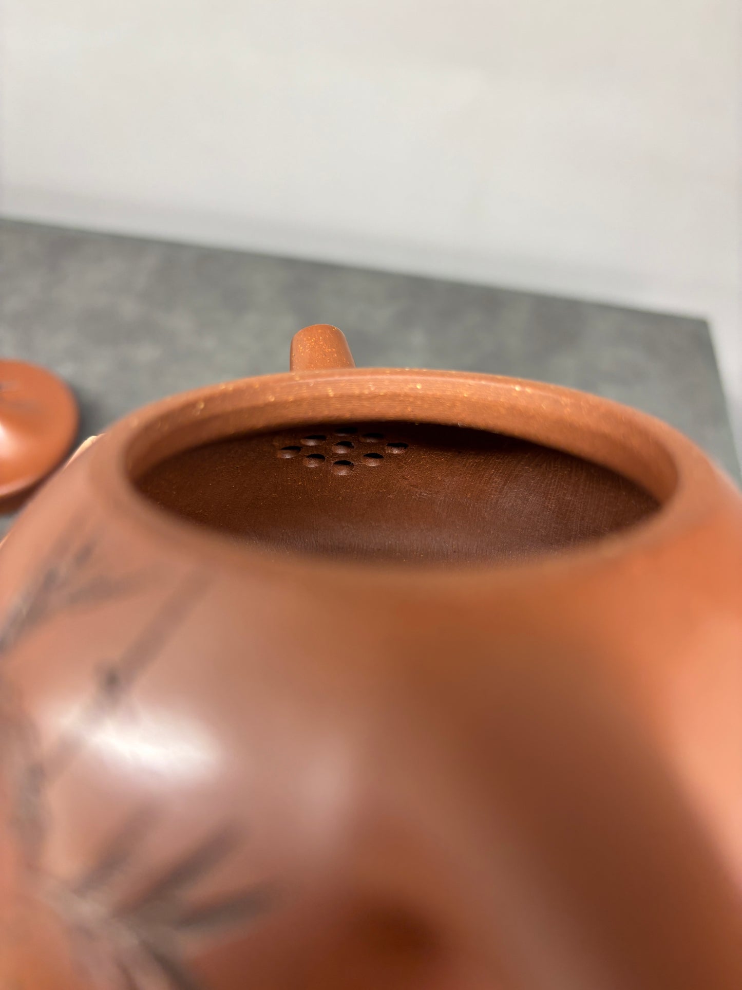 中国工艺美术大师 李昌鸿【李氏满瓢】送礼收藏重器家藏原矿陈腐清水泥 180cc