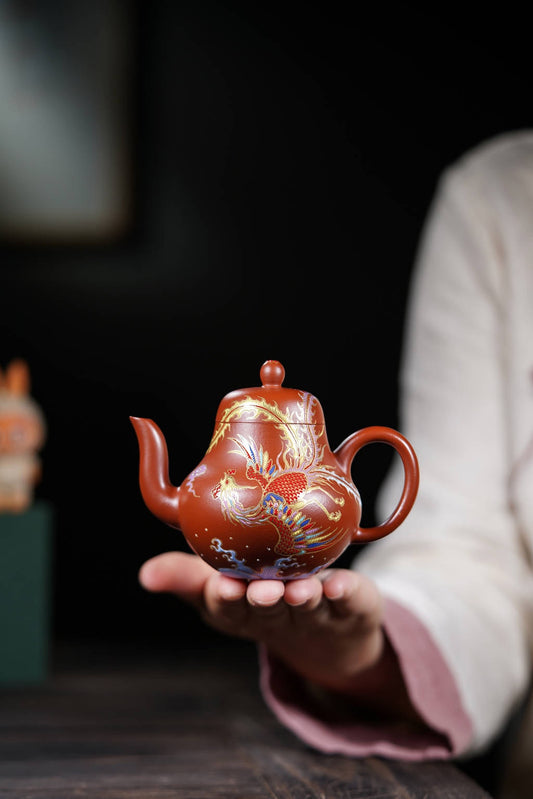 思亭200cc全手工制作 极品粗砂皱皮朱泥