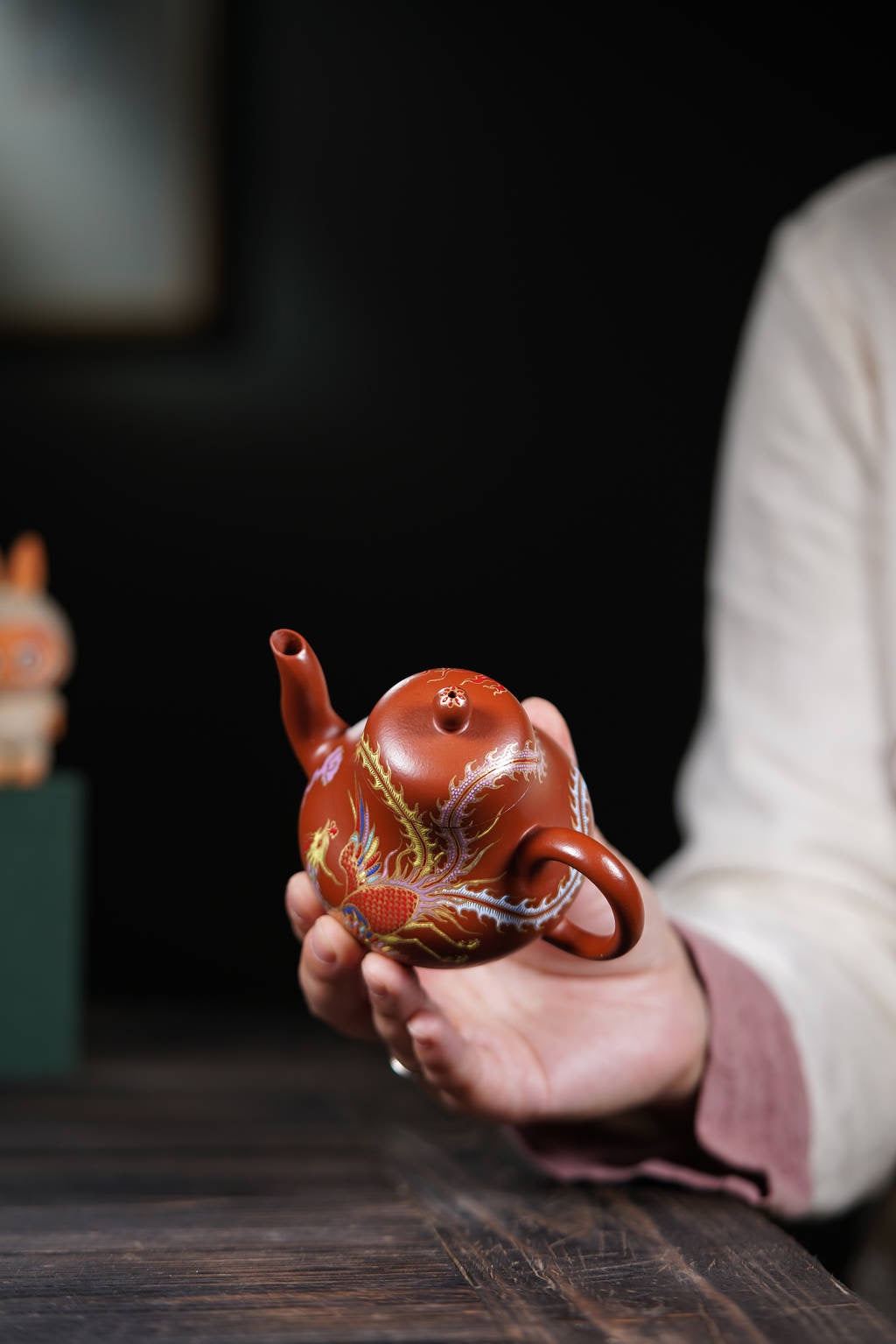 思亭200cc全手工制作 极品粗砂皱皮朱泥