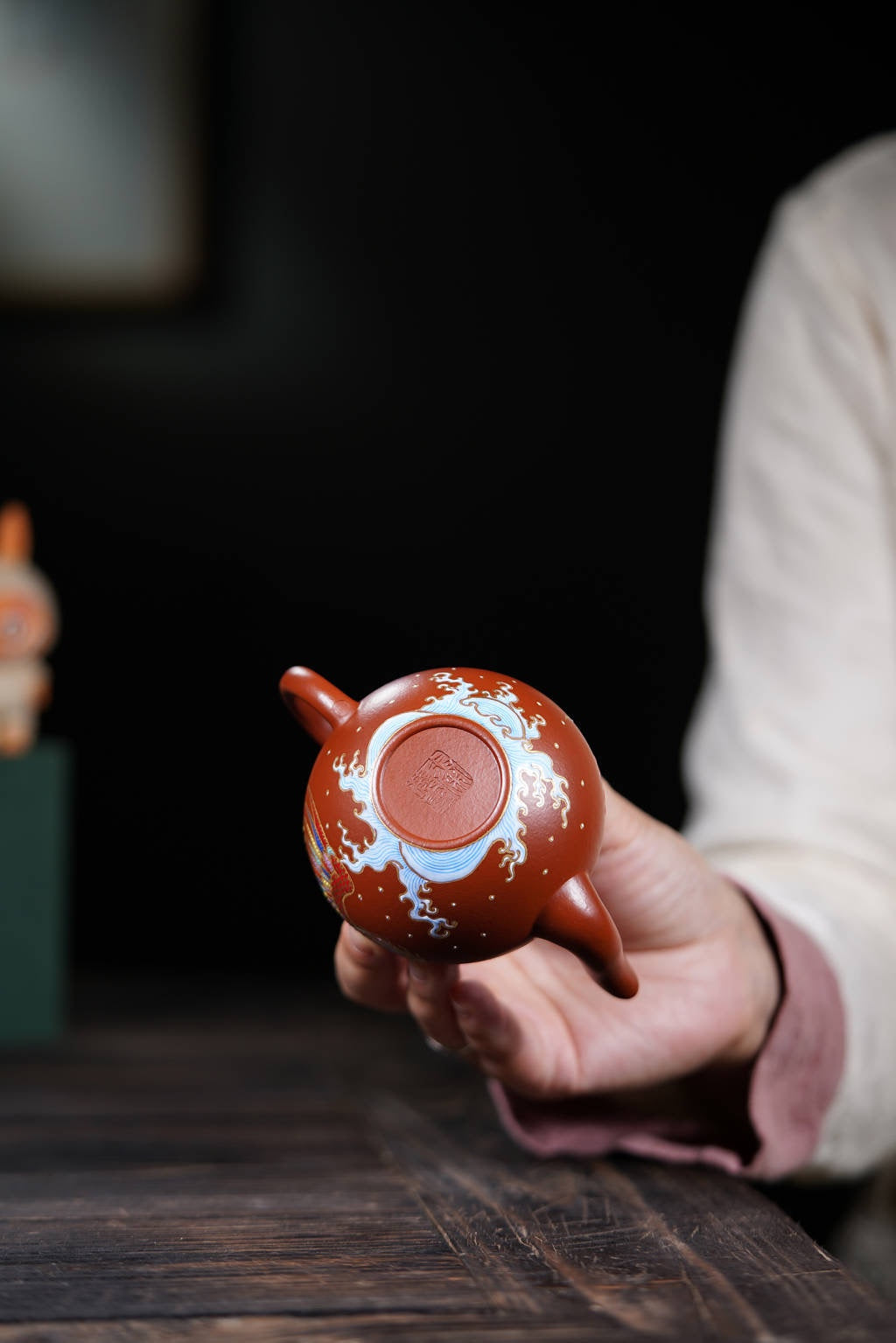 思亭200cc全手工制作 极品粗砂皱皮朱泥