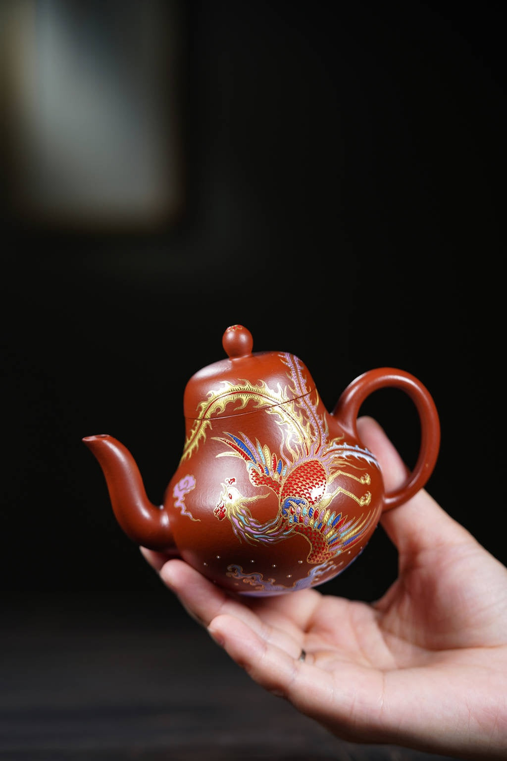 思亭200cc全手工制作 极品粗砂皱皮朱泥
