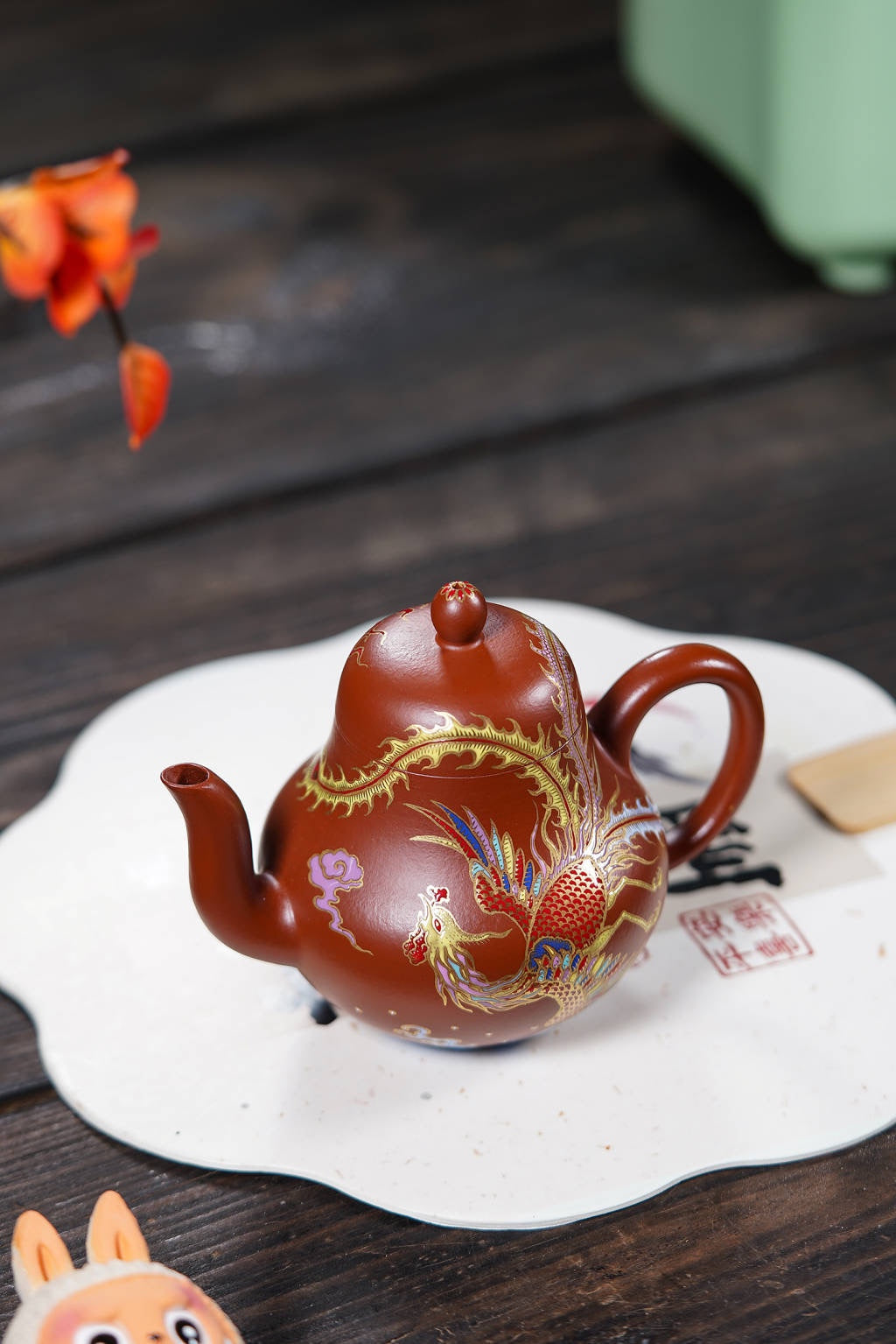 思亭200cc全手工制作 极品粗砂皱皮朱泥