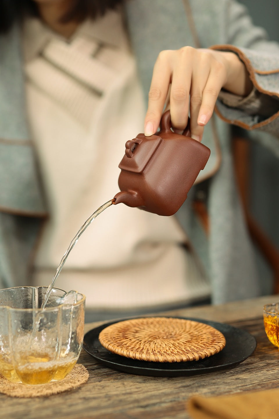 【孤棱】 泥料 黄龙山四号井底槽清 容量 140cc 孔数 9孔