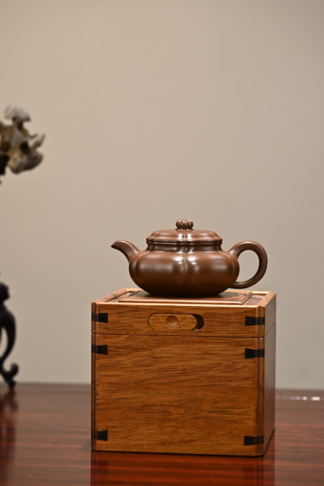 葵仿古·全手工 容量320cc 家藏老紫泥