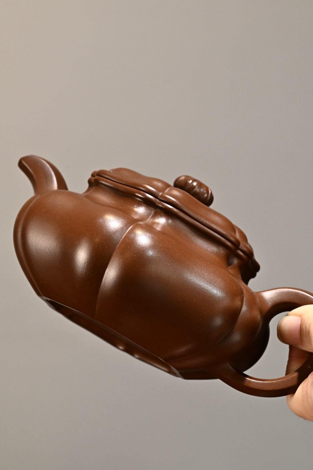 葵仿古·全手工 容量320cc 家藏老紫泥