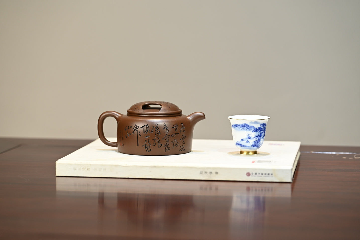 牛盖莲子·全手工 江苏省陶瓷艺术名人正高工许学芳作品  容量350cc 一厂紫泥