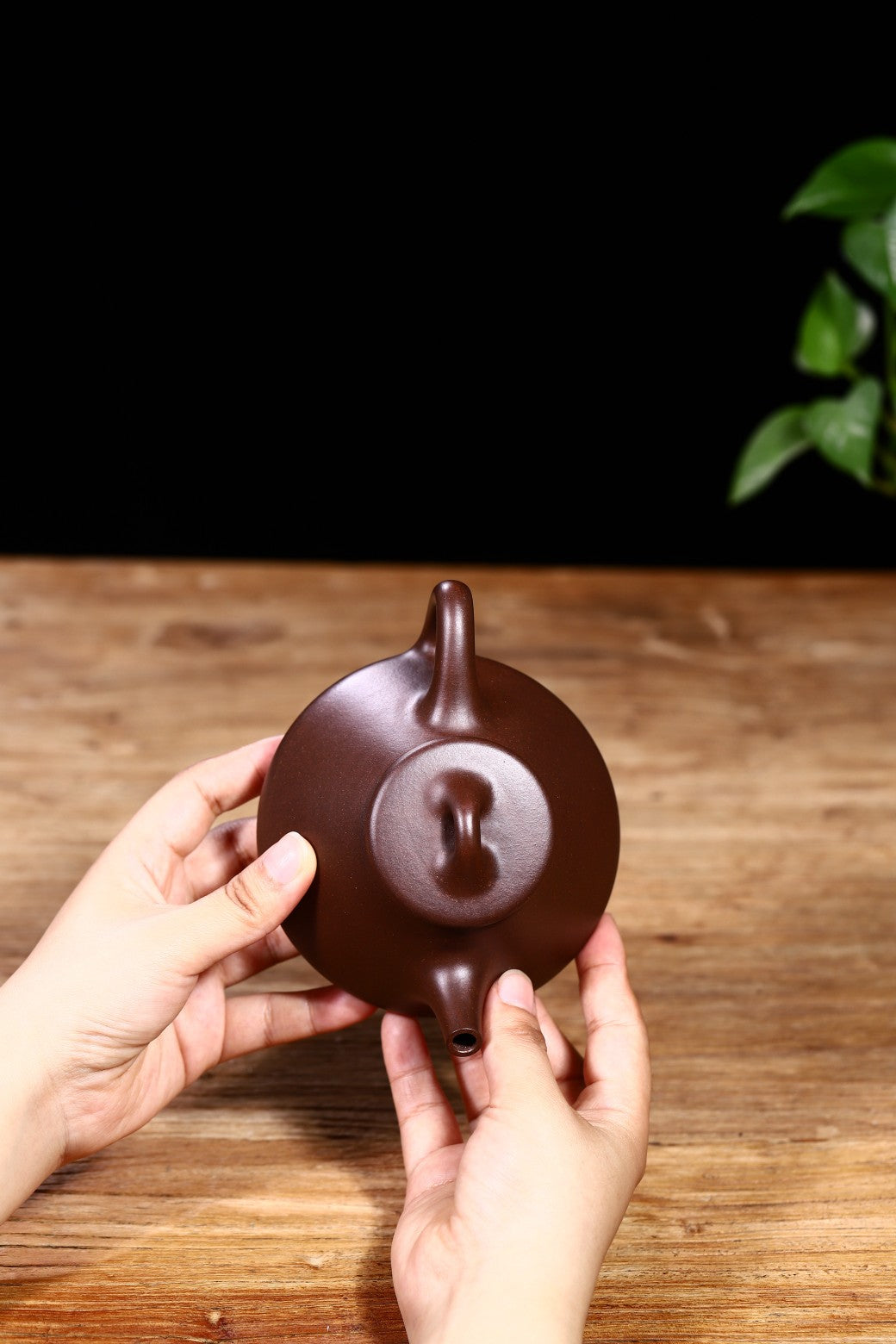 高工新品首发！独家经典光素器【子冶石瓢】原矿紫泥制 油性十足  300cc