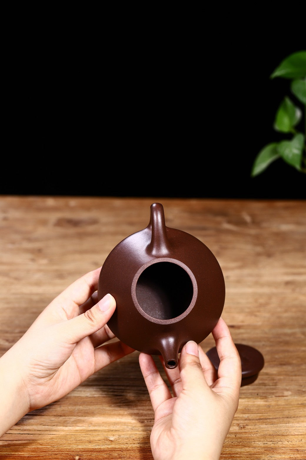 高工新品首发！独家经典光素器【子冶石瓢】原矿紫泥制 油性十足  300cc