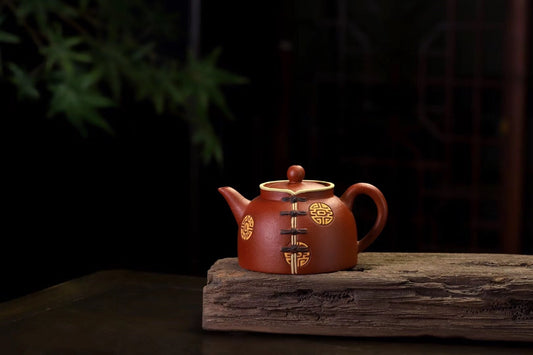 《唐装》原矿朱泥（泥中极品,表面形成特有的水纹，油性足，泡养易包浆）260cc
