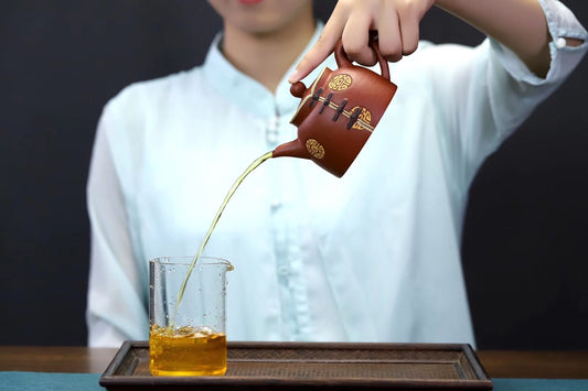 《唐装》原矿朱泥（泥中极品,表面形成特有的水纹，油性足，泡养易包浆）260cc
