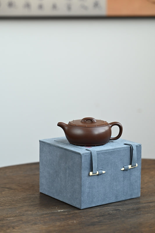 战鼓汉瓦·手工  容量160cc 极品紫泥