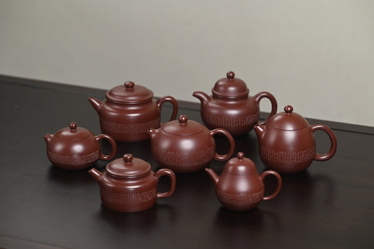 新品· 微刻·极品紫袍玉砂·内推·孙建芳（国家级工艺美术师）系列
