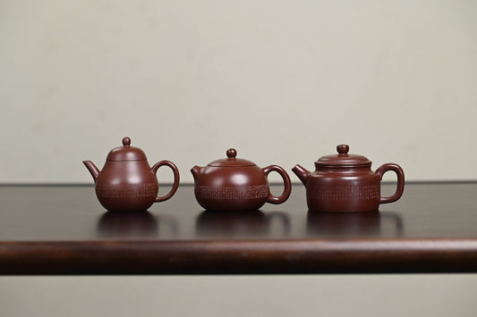 新品· 微刻·极品紫袍玉砂·内推·孙建芳（国家级工艺美术师）系列