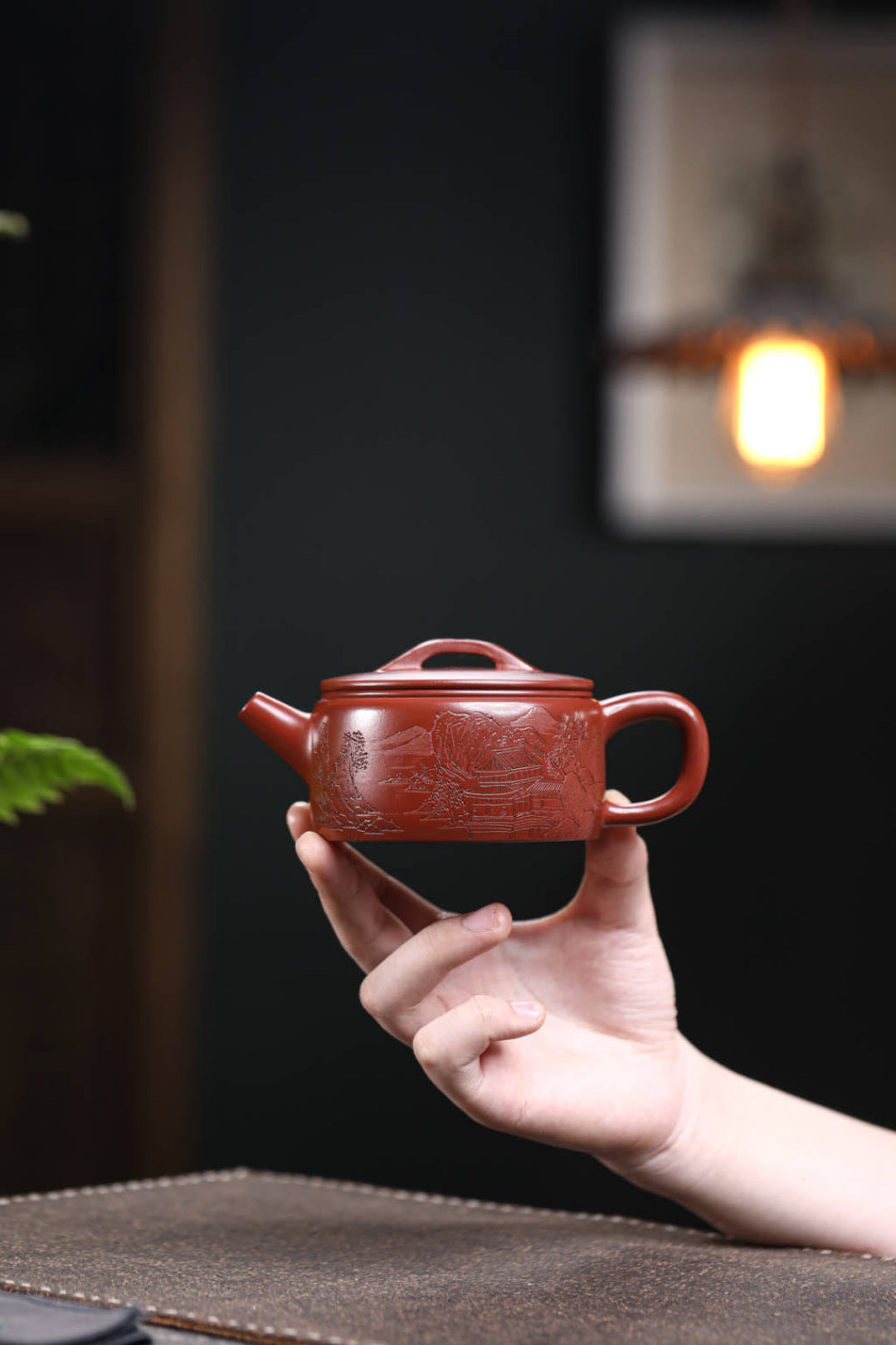 【汉瓦】精品大红袍200cc内推球孔出水