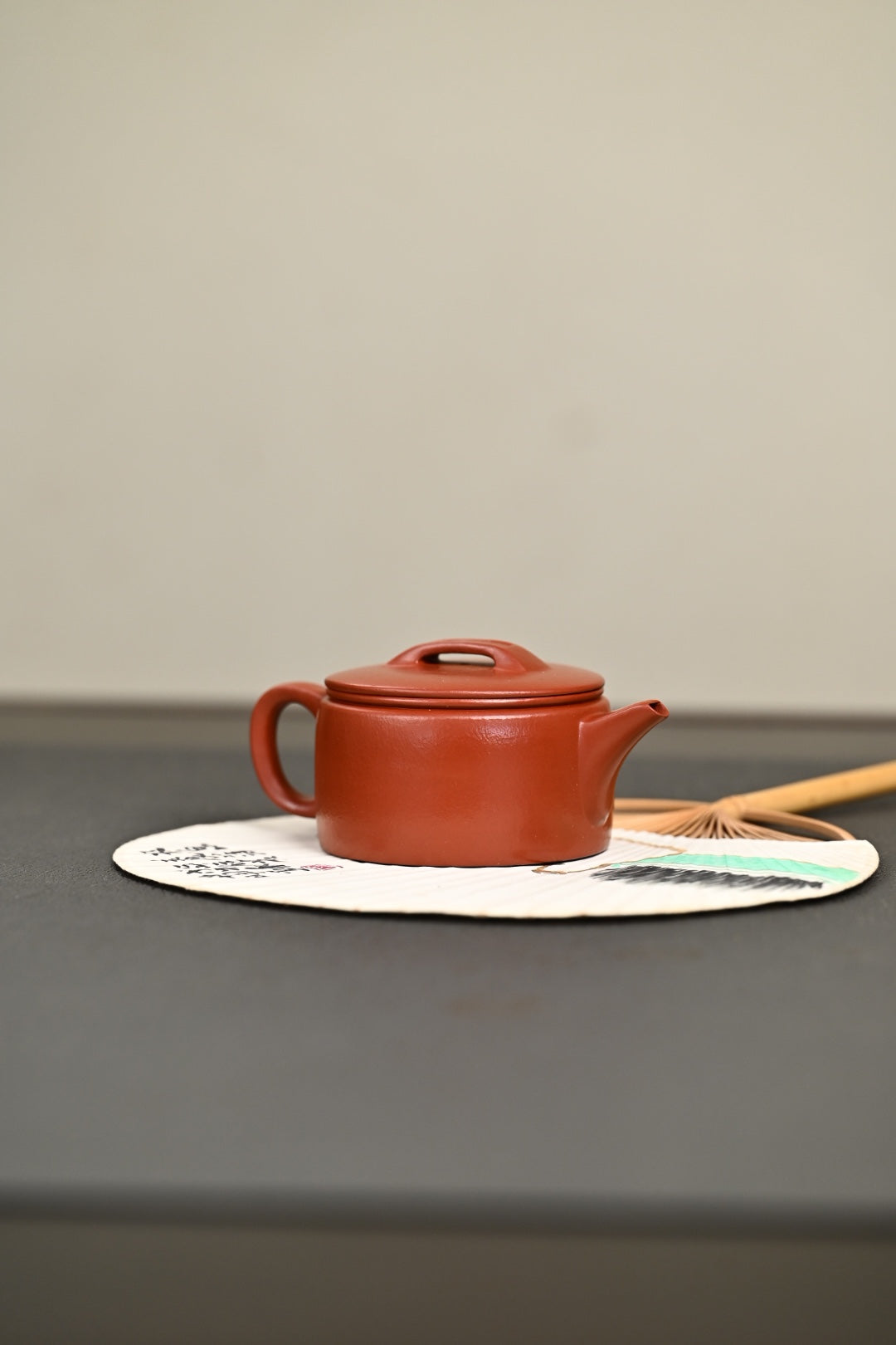 『汉瓦』 全手工·极品皱皮朱泥·容量200cc·10孔出水·内推·康老师