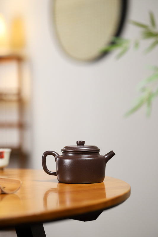 收藏重器：德钟 原矿紫泥 240cc 李昌鸿师承中国工艺美术大师——顾景舟