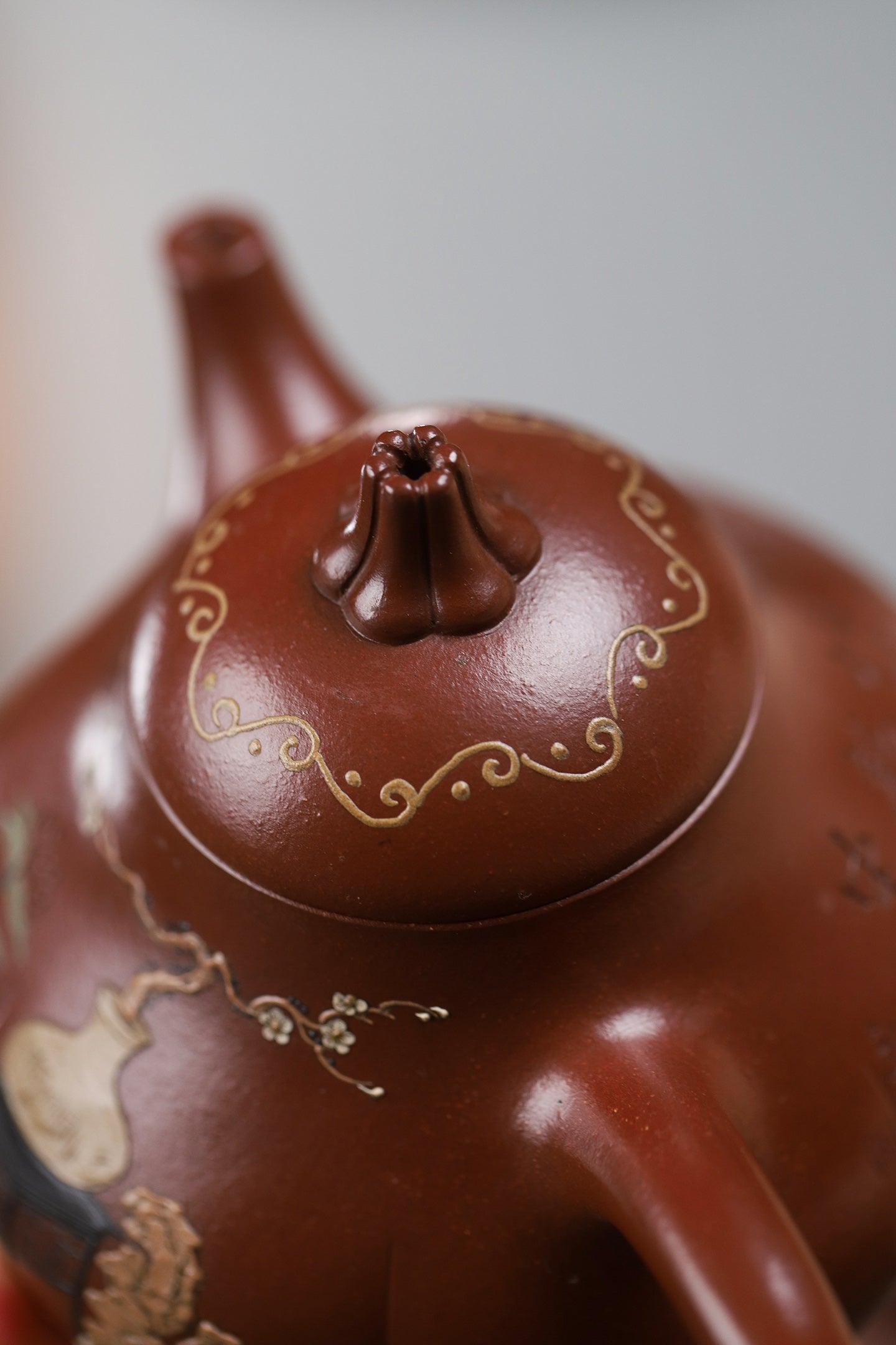 重器推荐《匏瓜壶》 泥料：曼生红泥 容量：360cc 陈小听（当代壶艺泰斗、从艺68年）