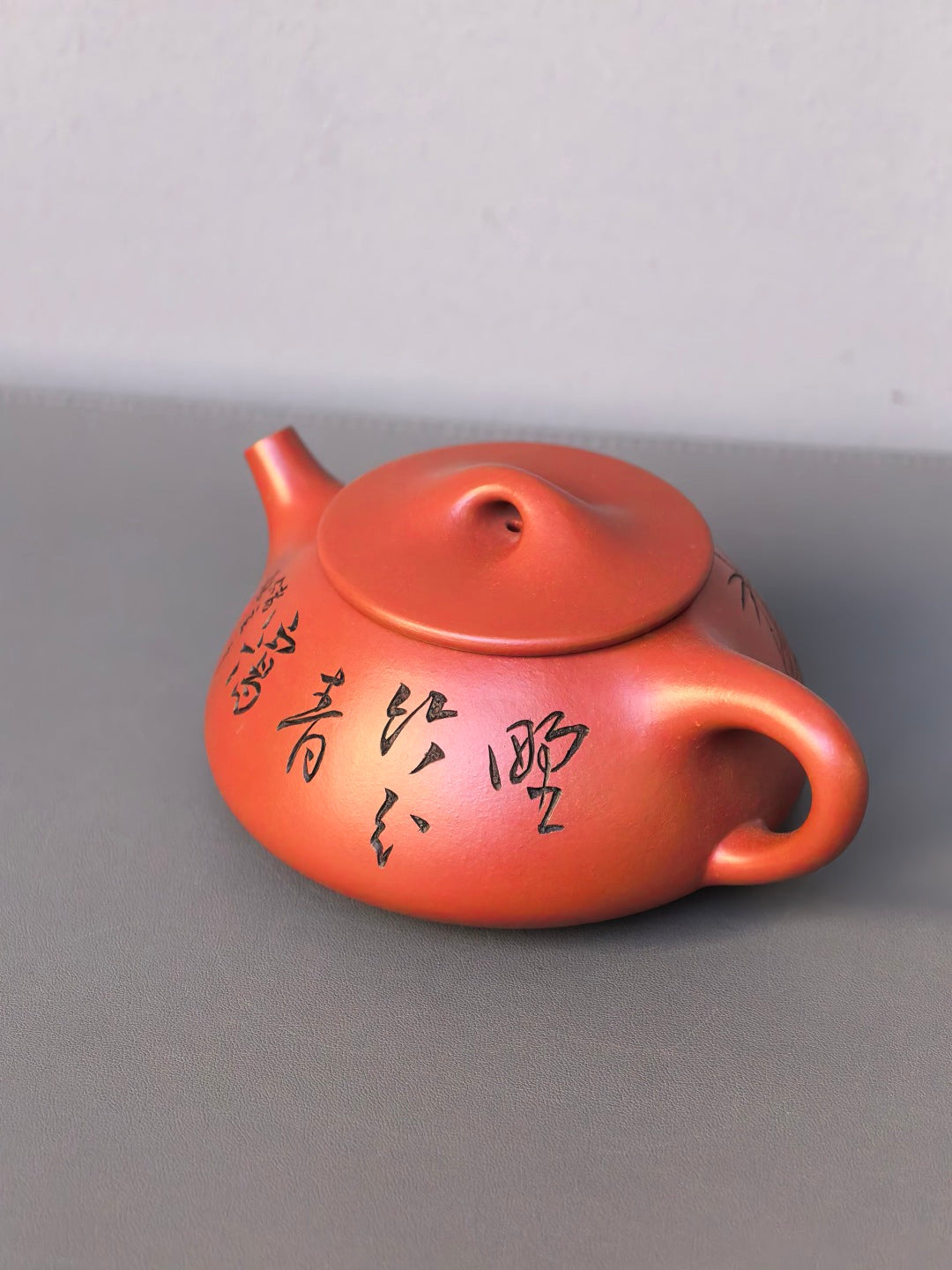 原矿优质朱泥·380cc【景舟石瓢】江苏省工艺美术大师·储立之之作