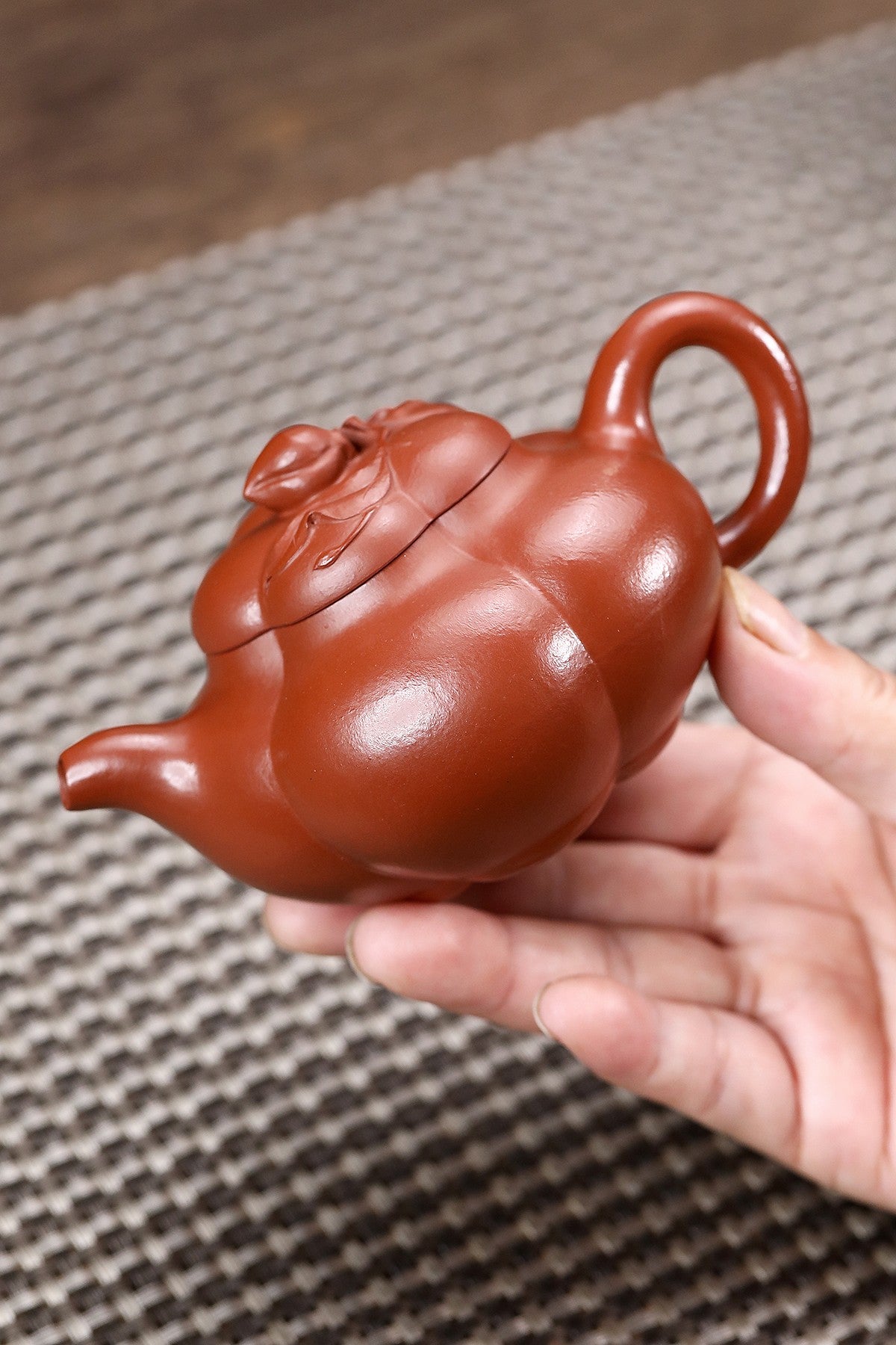 【上合桃】 原矿家藏朱泥 180cc 杨志琴 国家级工艺美术师