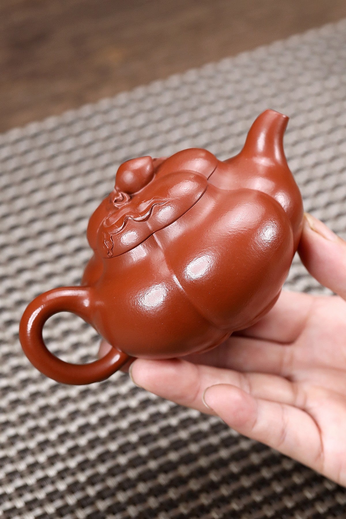 【上合桃】 原矿家藏朱泥 180cc 杨志琴 国家级工艺美术师