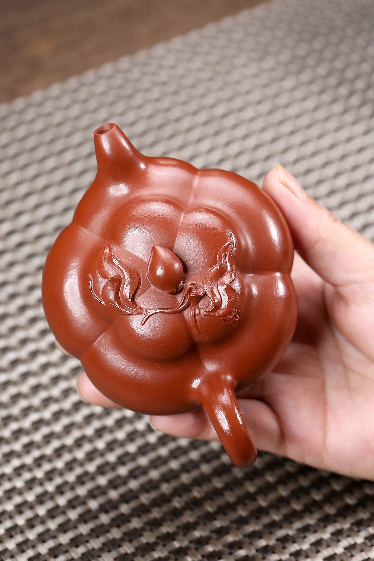 【上合桃】 原矿家藏朱泥 180cc 杨志琴 国家级工艺美术师